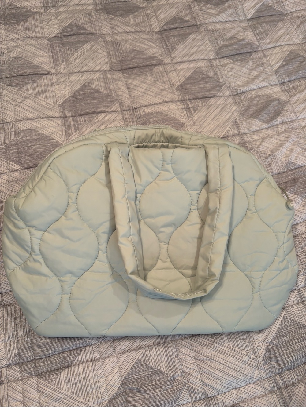 Vera Bradley Featherweight Tote Bag in Cool Mint - Picture 8 of 11
